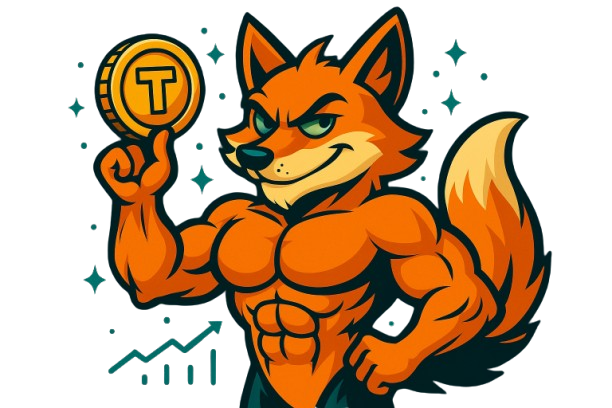 Muscle Fox with Coin